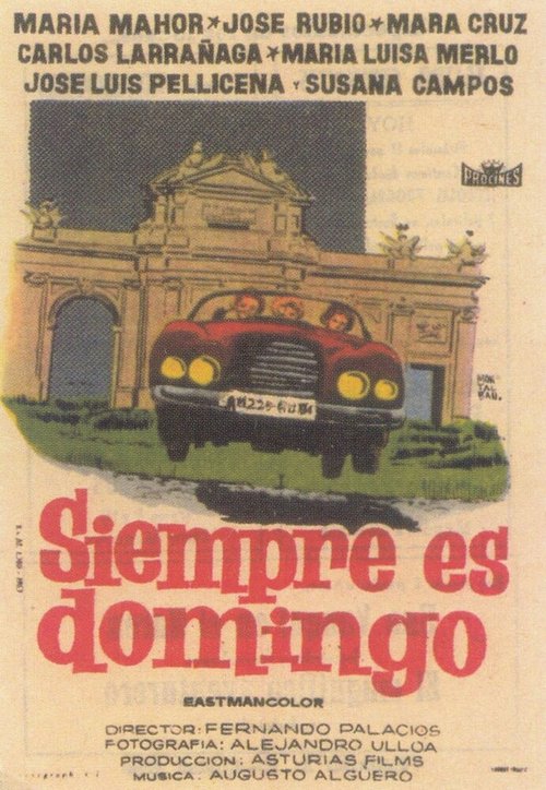 Постер фильма Siempre es domingo (1961)