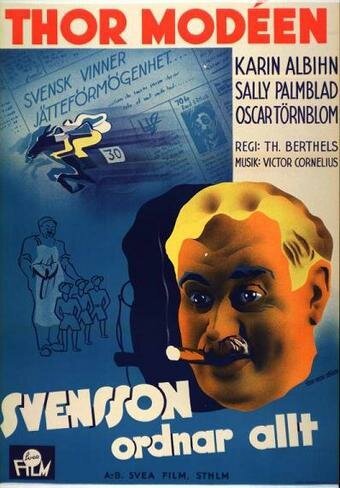 Постер фильма Svensson ordnar allt! (1938)