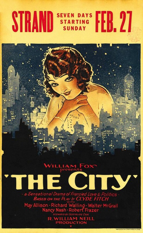 Постер фильма The City (1926)