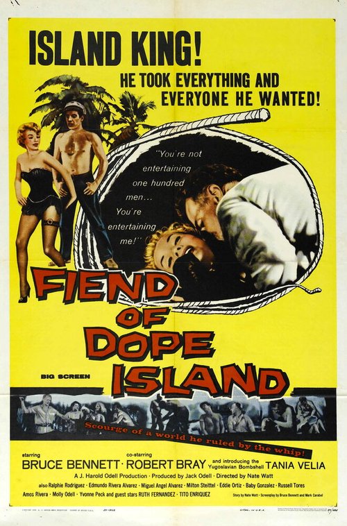 Постер фильма The Fiend of Dope Island (1961)