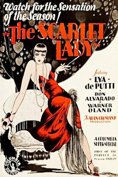 Постер фильма The Scarlet Lady (1928)