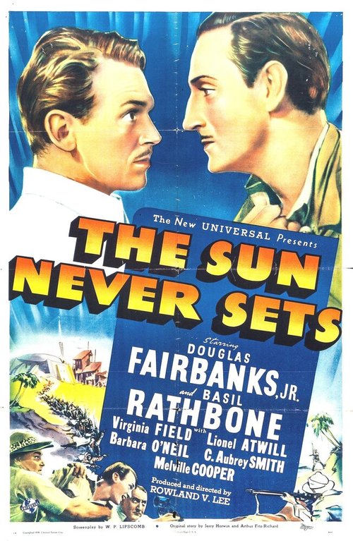 Постер фильма The Sun Never Sets (1939)