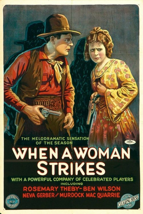 Постер фильма When a Woman Strikes (1919)