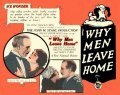 Постер фильма Why Men Leave Home (1924)