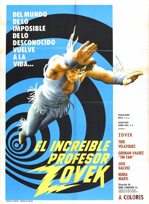 Постер фильма El increíble profesor Zovek (1972)