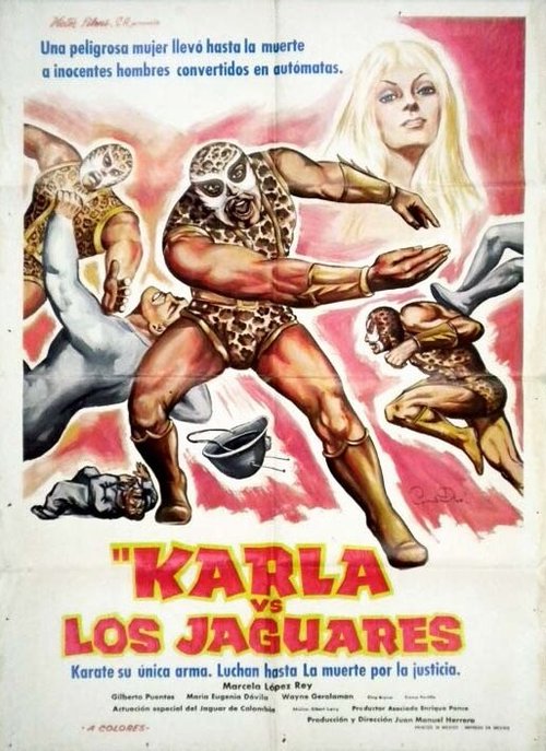 Постер фильма Karla contra los jaguares (1974)