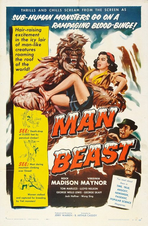 Постер фильма Man Beast (1956)