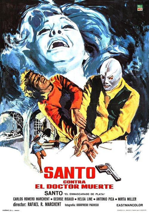 Постер фильма Santo contra el doctor Muerte (1973)