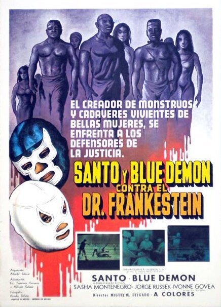 Santo y Blue Demon contra el doctor Frankenstein скачать торрент