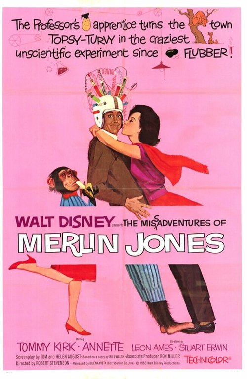 Постер фильма The Misadventures of Merlin Jones (1964)