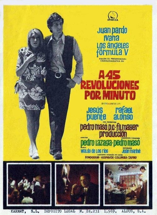 Постер фильма A 45 revoluciones por minuto (1969)