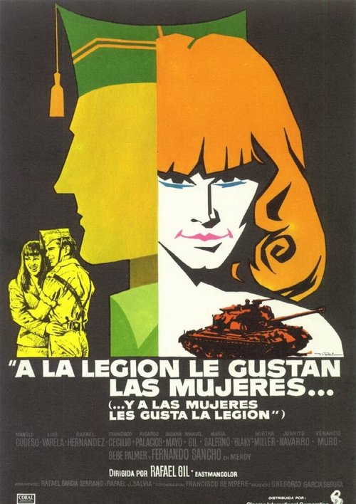 Постер фильма A la legión le gustan las mujeres... y a las mujeres, les gusta la legión (1976)