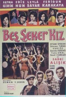 Постер фильма Bes seker kiz (1964)