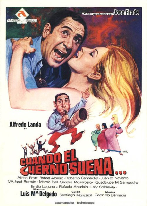 Постер фильма Cuando el cuerno suena (1975)