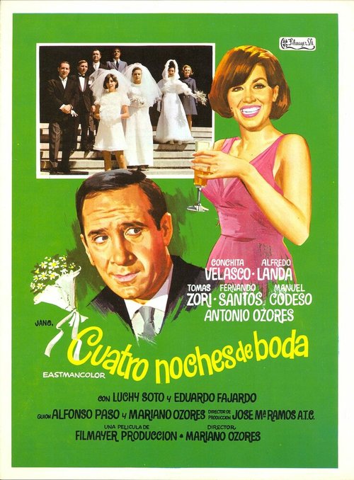 Постер фильма Cuatro noches de boda (1969)