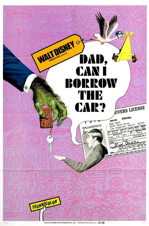 Постер фильма Dad... Can I Borrow the Car? (1970)