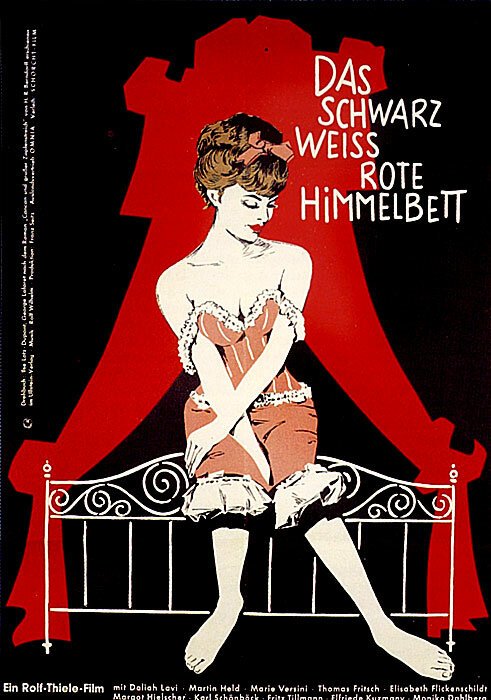 Постер фильма Das schwarz-weiß-rote Himmelbett (1962)