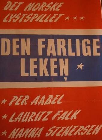 Постер фильма Den farlige leken (1942)