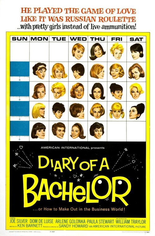 Постер фильма Diary of a Bachelor (1964)