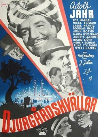 Постер фильма Djurgårdskvällar (1946)