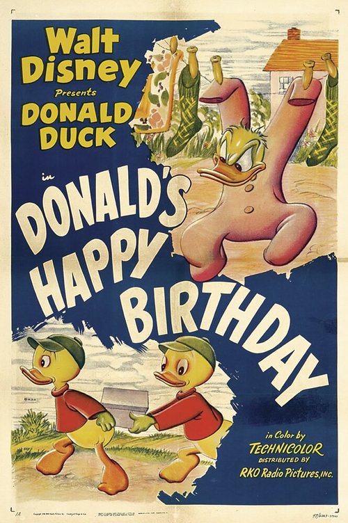 Постер фильма Donald's Happy Birthday (1949)