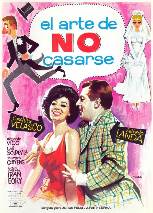 Постер фильма El arte de no casarse (1966)