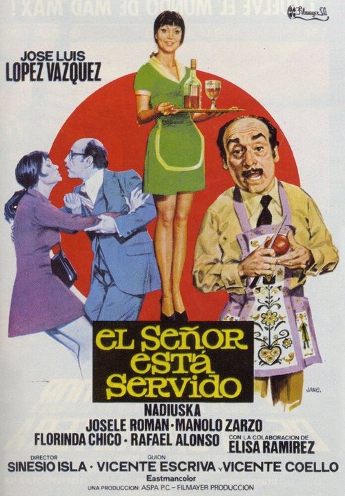 Постер фильма El señor está servido (1976)