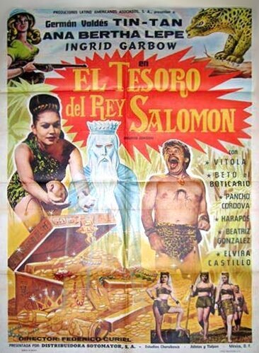 Постер фильма El tesoro del rey Salomón (1963)