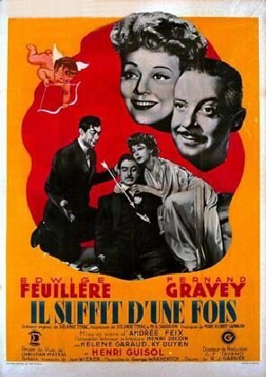 Постер фильма Il suffit d'une fois (1946)