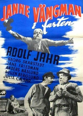 Постер фильма Janne Vängman i farten (1952)