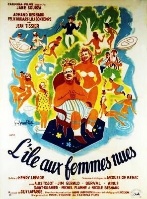 Постер фильма L'île aux femmes nues (1952)