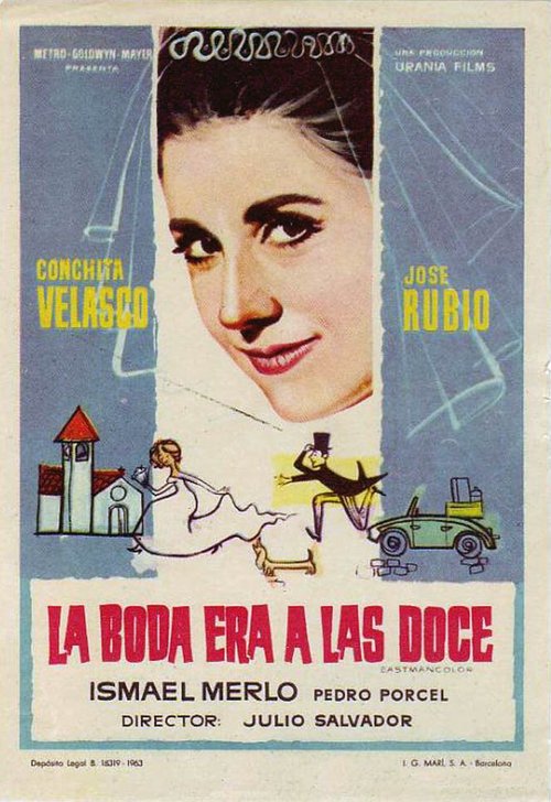 Постер фильма La boda era a las doce (1964)