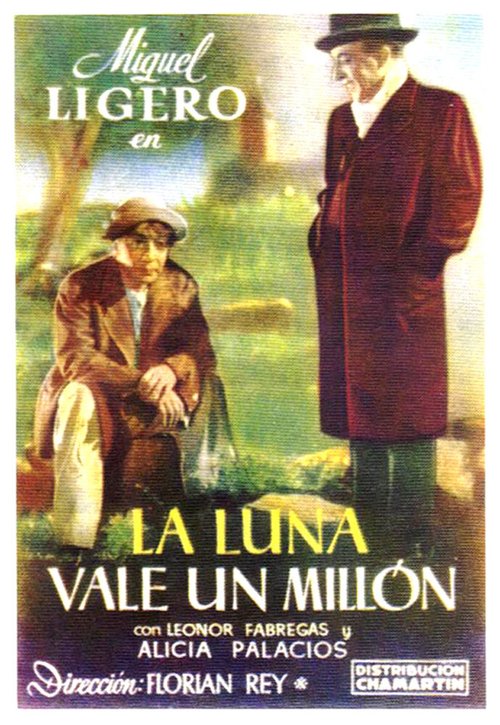 Постер фильма La luna vale un millón (1945)