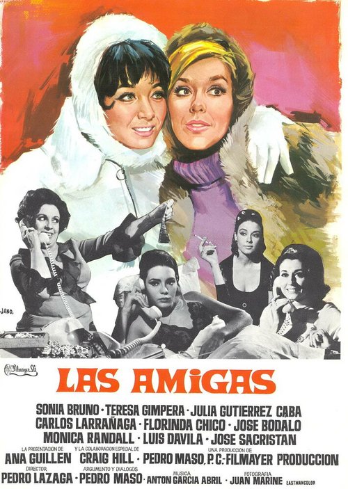 Постер фильма Las amigas (1969)