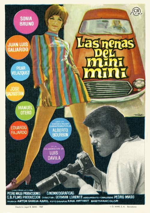 Постер фильма Las nenas del mini-mini (1969)