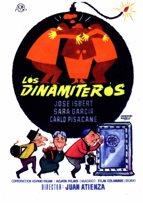 Постер фильма Los dinamiteros (1964)