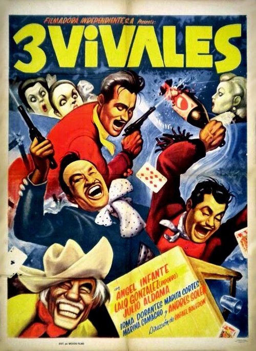 Постер фильма Los tres vivales (1958)