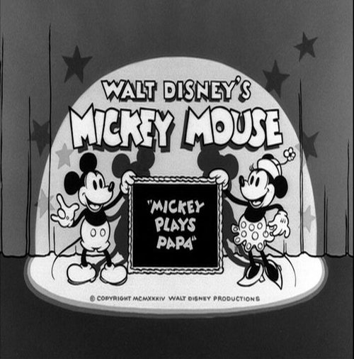 Постер фильма Mickey Plays Papa (1934)