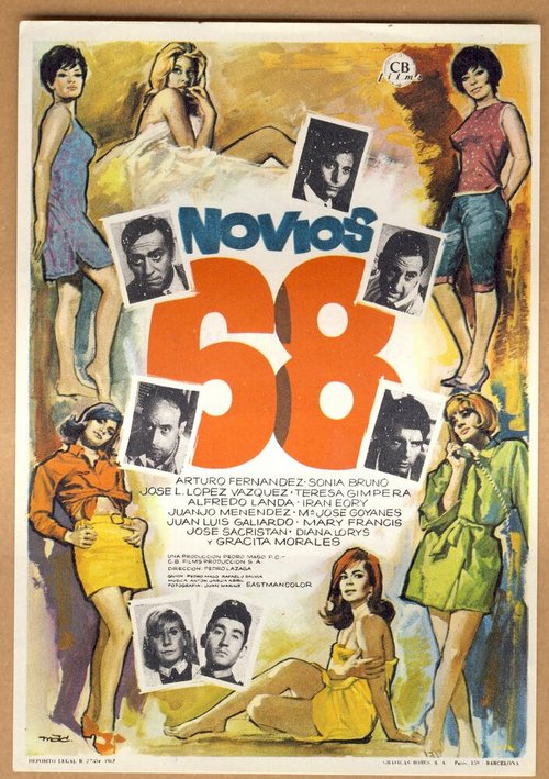 Постер фильма Novios 68 (1967)