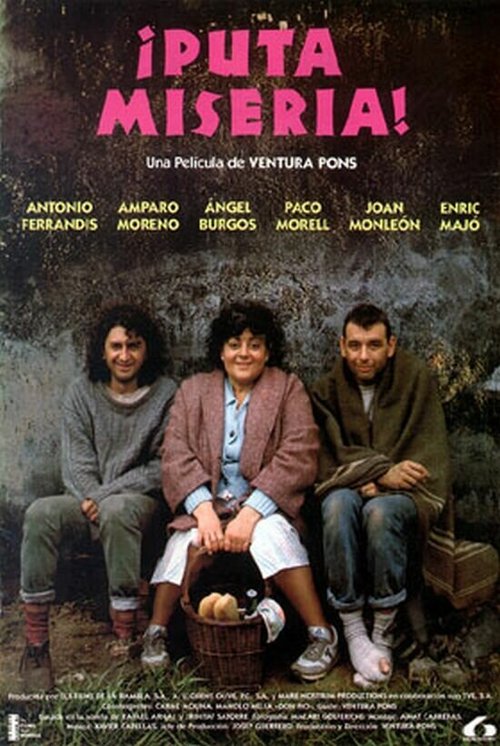 Постер фильма Puta misèria! (1989)