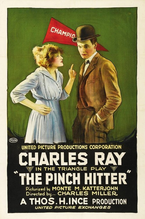 Постер фильма The Pinch Hitter (1917)