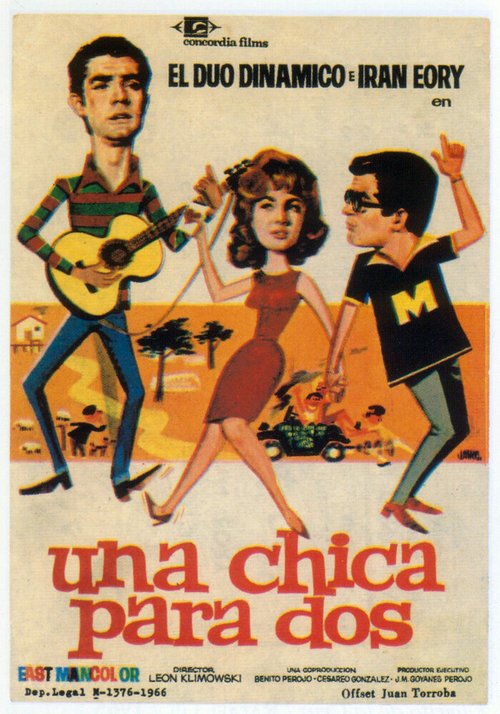 Постер фильма Una chica para dos (1966)