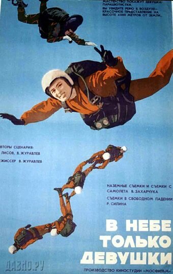 Постер фильма В небе только девушки (1967)