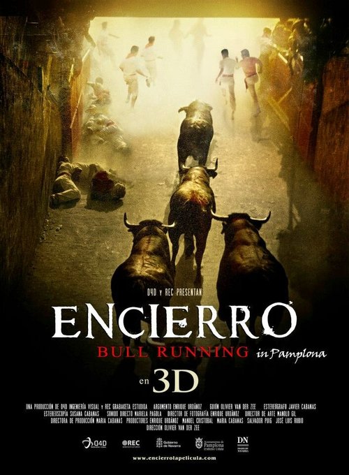 Постер фильма Encierro 3D: Bull Running in Pamplona (2012)