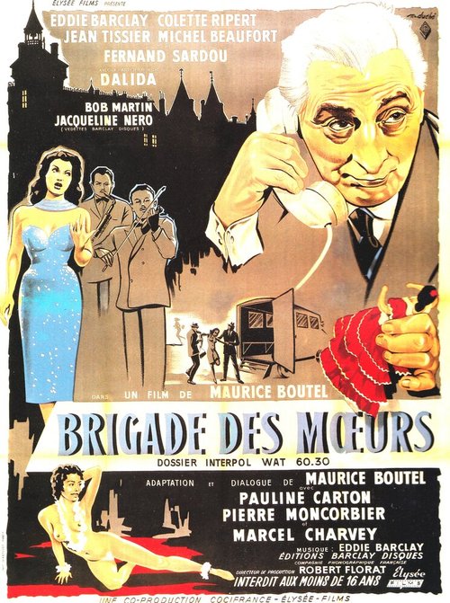 Постер фильма Brigade des moeurs (1959)