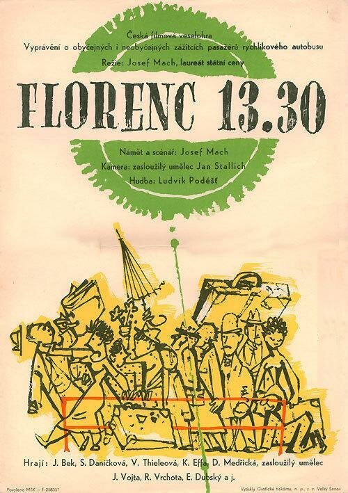 Постер фильма Florenc 13:30 (1957)