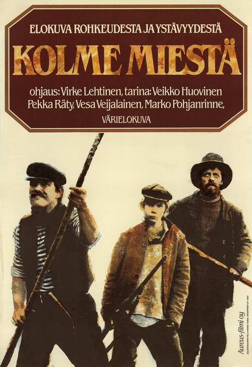 Постер фильма Kolme miestä (1984)