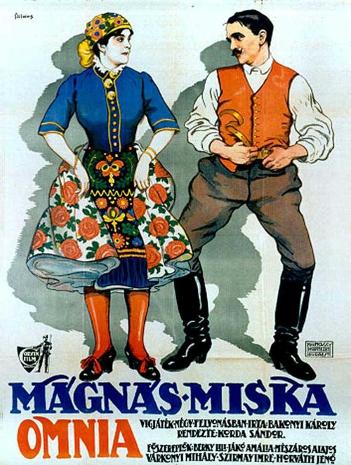 Постер фильма Mágnás Miska (1916)