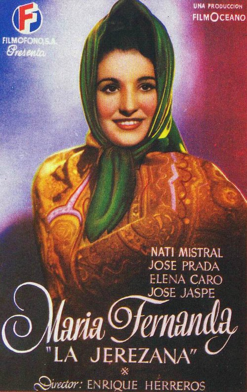 Постер фильма María Fernanda, la Jerezana (1947)