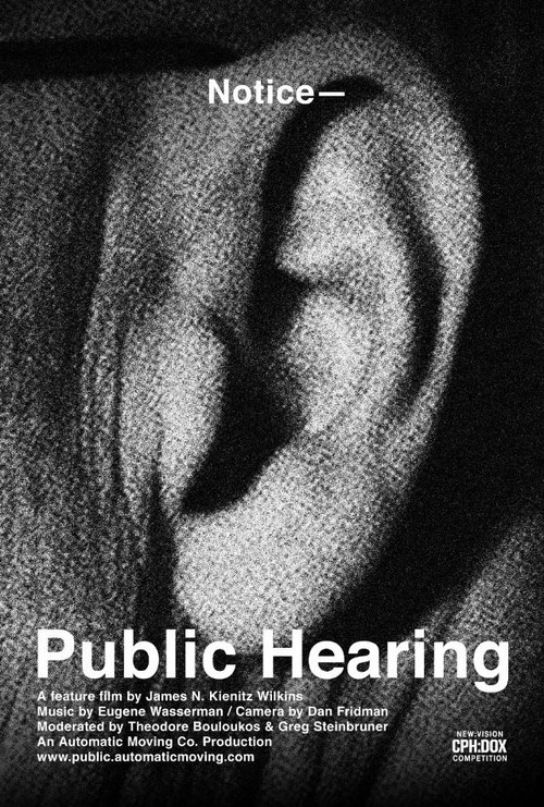 Постер фильма Public Hearing (2012)